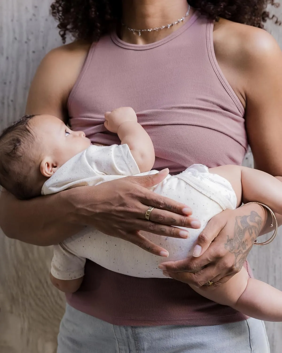 Kindred Bravely Ribbed Racerback Nursing Tank Top | Women's Sleeveless Breastfeeding Shirt