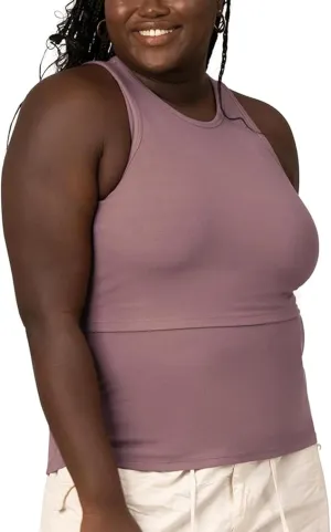 Kindred Bravely Ribbed Racerback Nursing Tank Top | Women's Sleeveless Breastfeeding Shirt