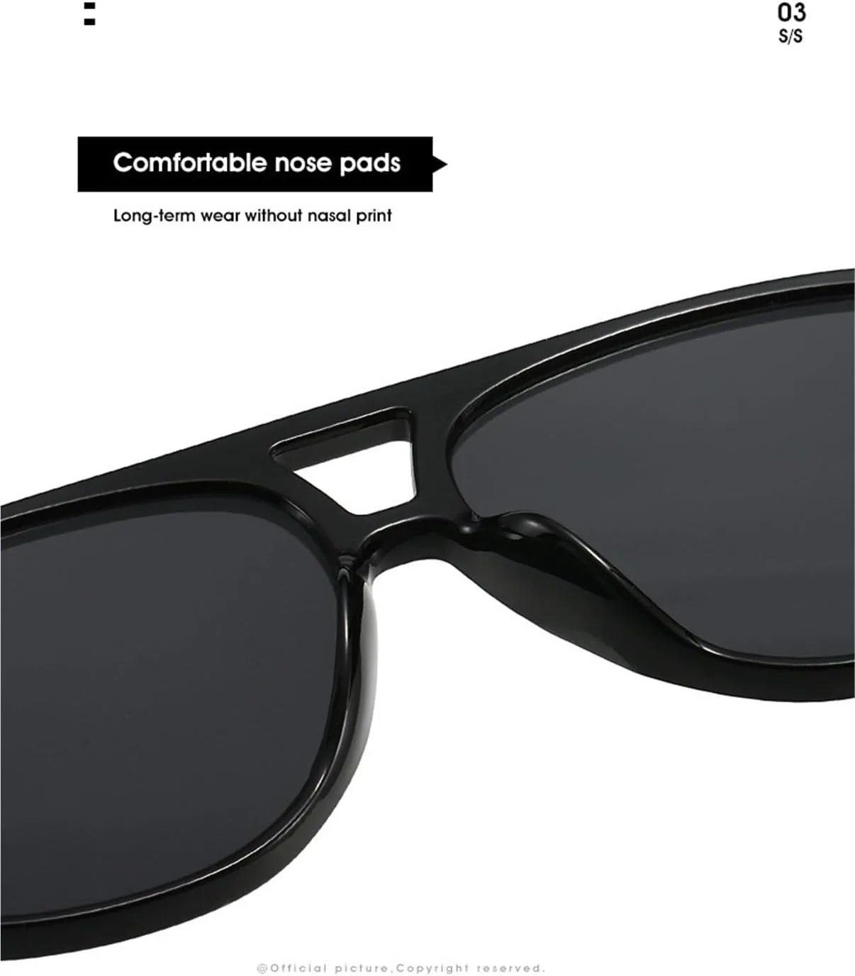 Large Frame Driving Men Sunglasses Shopping Driving Women Decorative Sun Glasses