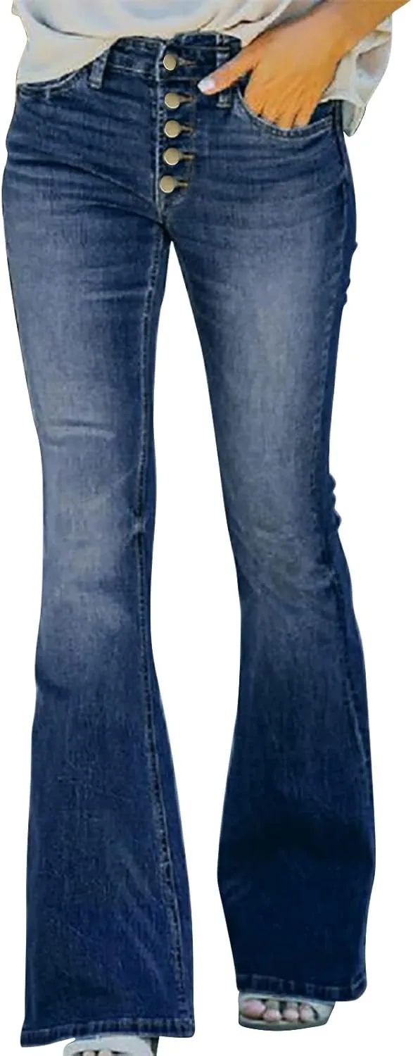 LCMTWX Jeans Women Jeans for Women Ripped Hem Low Waisted Jeans for Women High Waist Stretchy Jeans for Woman Jeans for