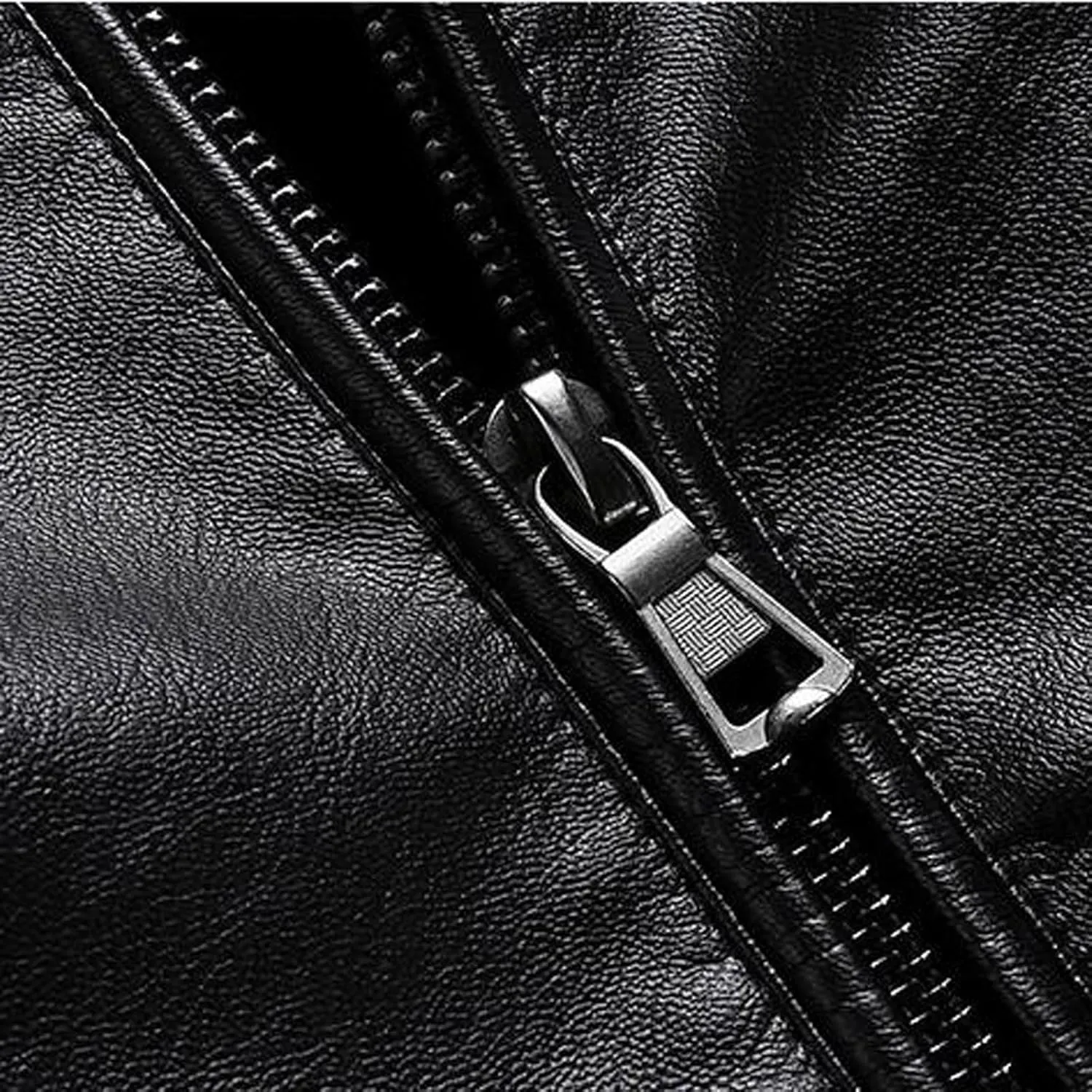 Leather Jacket Mens Cafe Racer Real Lambskin Leather Jacket Short Lapel Motorcycle Leather Jacket Coat Leather