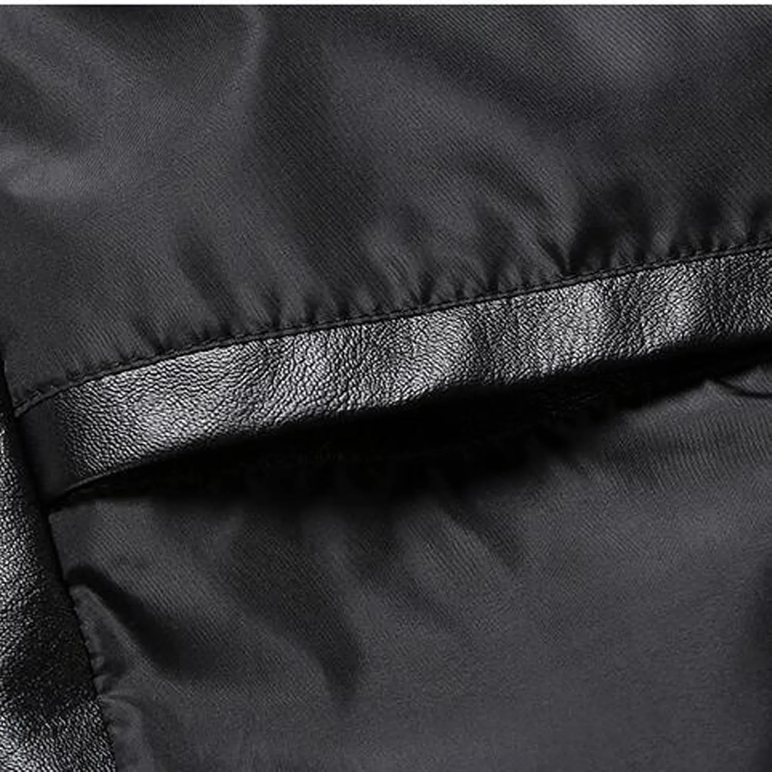 Leather Jacket Mens Cafe Racer Real Lambskin Leather Jacket Short Lapel Motorcycle Leather Jacket Coat Leather