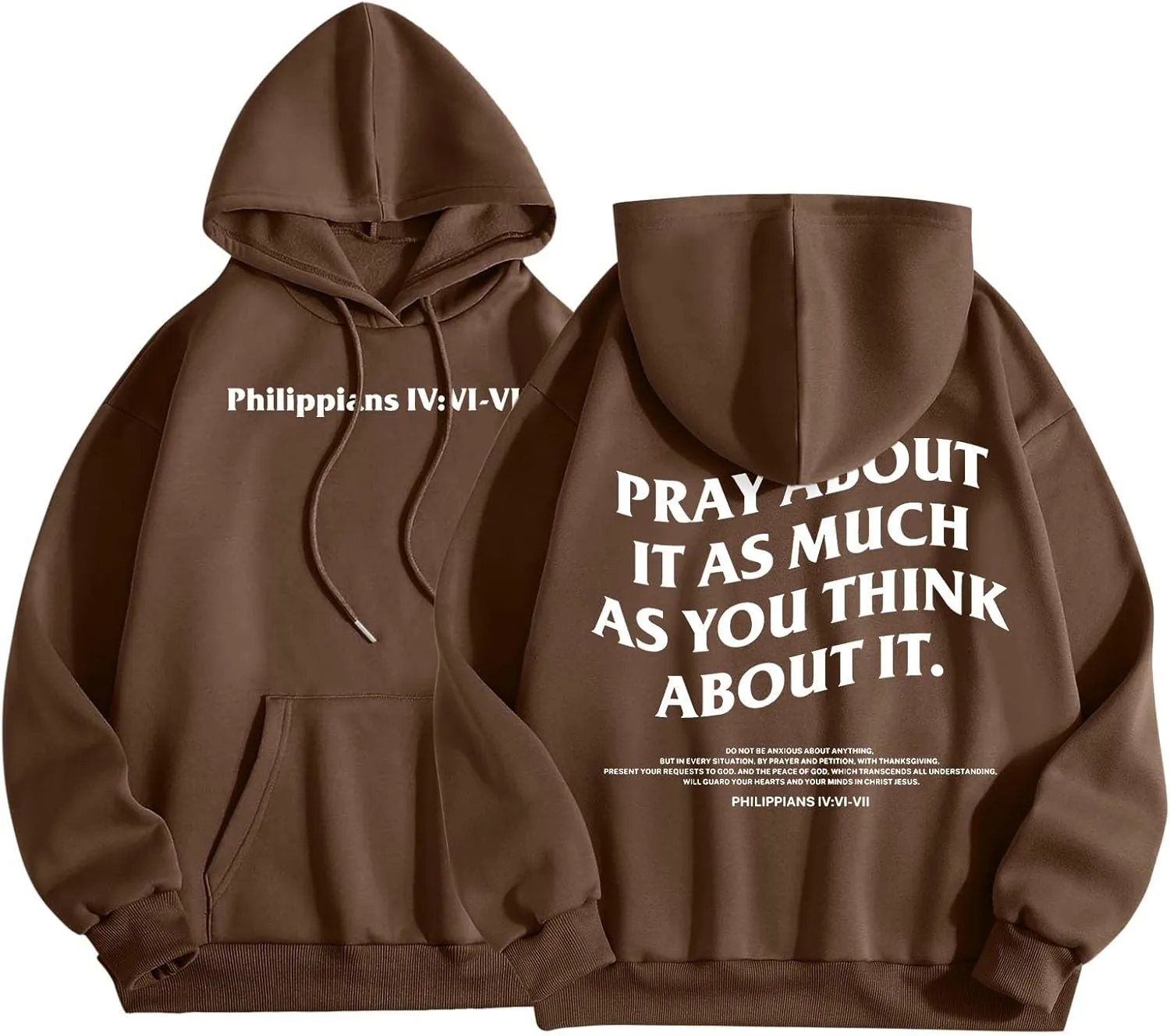 Love Never Falls Christian Oversize Hoodies for Women Drop Shoulder Long Sleeve Pullover Top with Pockets Fall Fleece Graphic