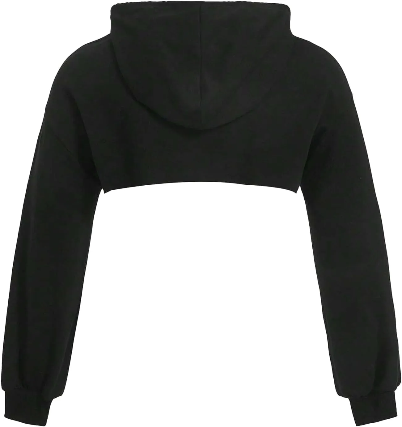 LovelyWholesale Womens Super Cropped Hoodie Sweatshirts