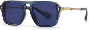 Luxury Men Vintage Rivet Fashion Outdoors Gradient Color Uv400