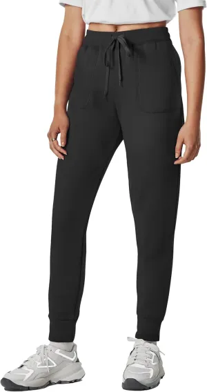 Ma Croix Womens Premium Soft Fleece Sweatpants Yoga Joggers with Ribbed Cuffs
