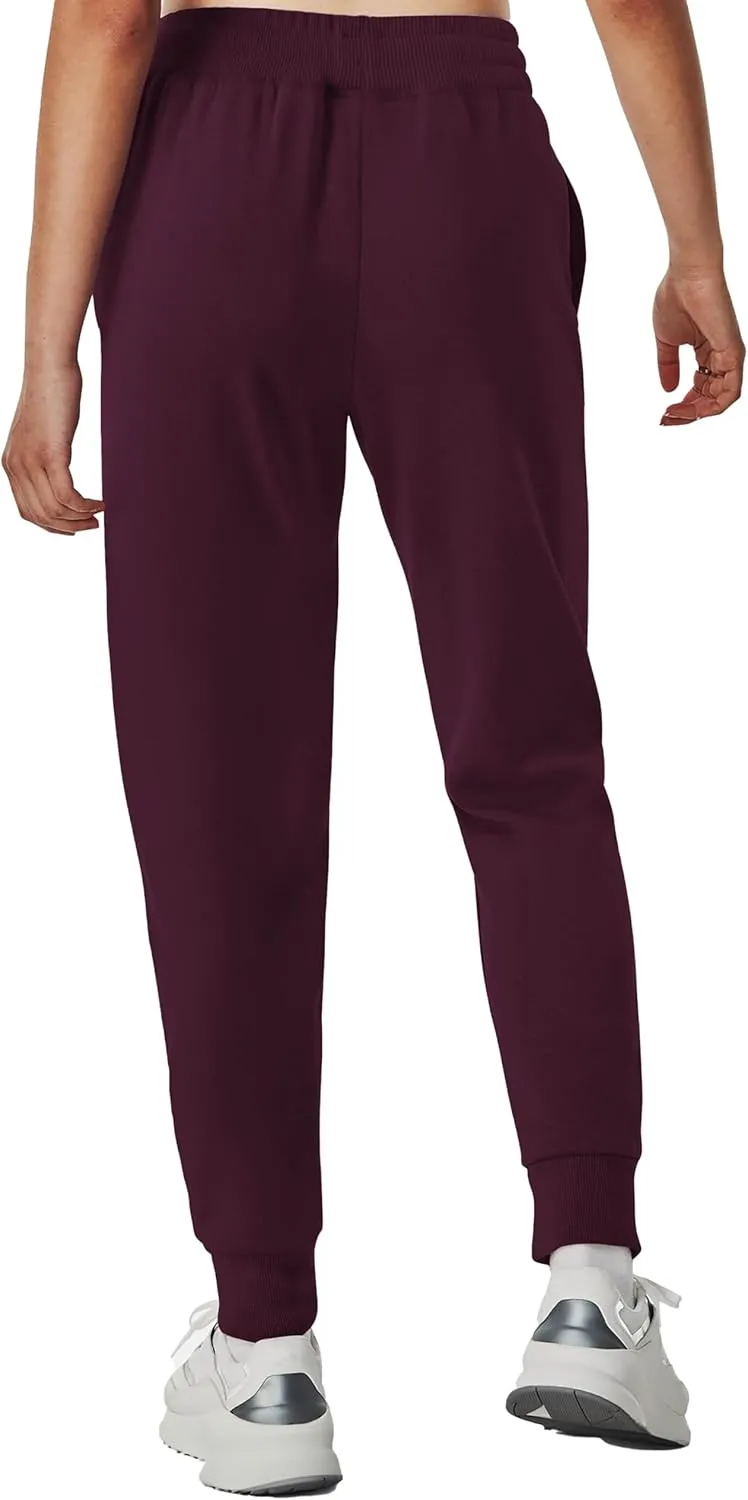 Ma Croix Womens Premium Soft Fleece Sweatpants Yoga Joggers with Ribbed Cuffs
