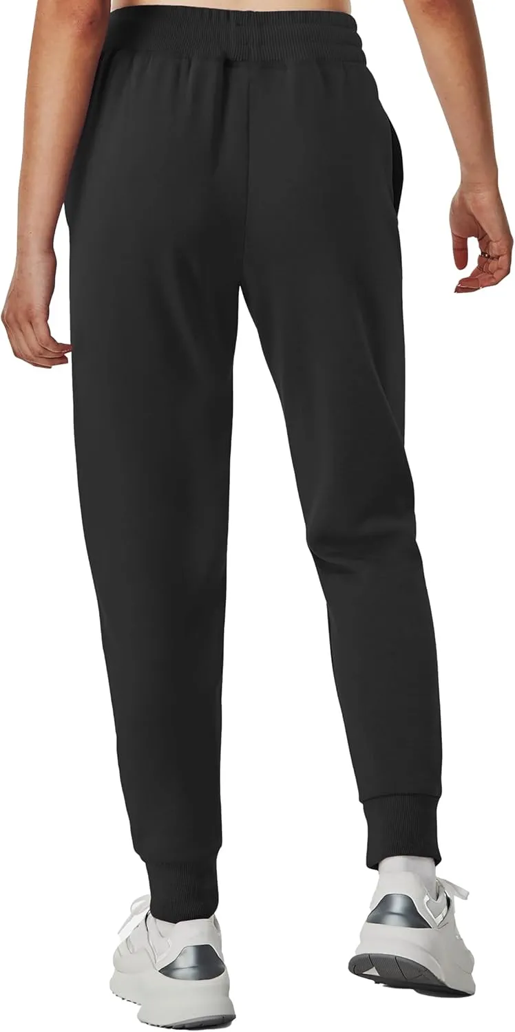 Ma Croix Womens Premium Soft Fleece Sweatpants Yoga Joggers with Ribbed Cuffs