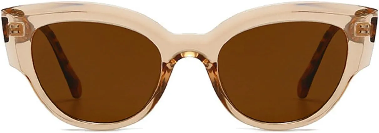 Melrose Fashion Cat eye Sunglasses Gradient Unisex Vintage Luxury Outdoor UV400 Protection