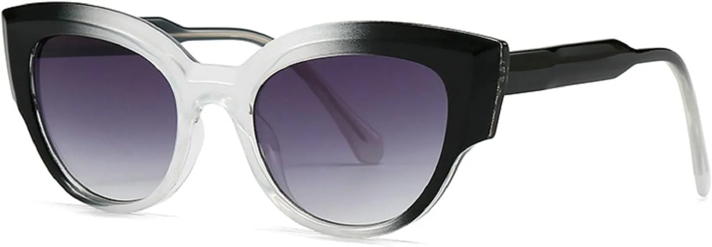 Melrose Fashion Cat eye Sunglasses Gradient Unisex Vintage Luxury Outdoor UV400 Protection