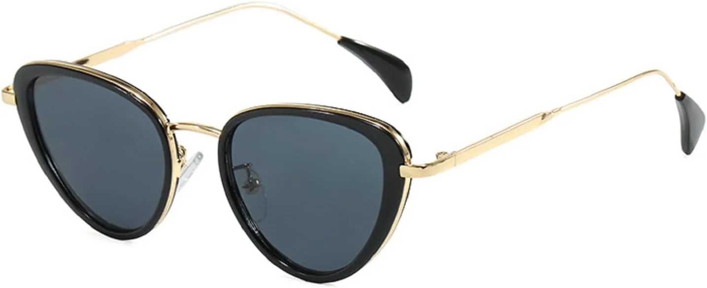 Melrose Vintage Cat Eye Sunglasses Women 2024 Stylish Gradient Shades Trendy Retro Luxury Fashion Sun Glasses