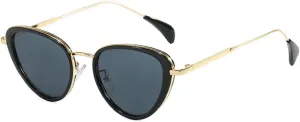 Melrose Vintage Cat Eye Sunglasses Women 2024 Stylish Gradient Shades Trendy Retro Luxury Fashion Sun Glasses
