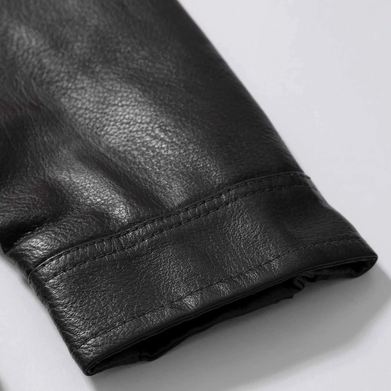 Mens Faux Leather Jacket, Men's Stand Collar Leather Jacket Waterproof Motorcycle Lightweight Faux Leather Jackets