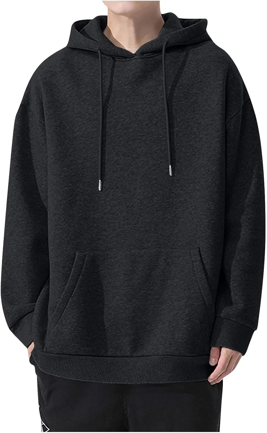 Mens Hoodie Lightweight Long Sleeve Sweatshirt Casual Pullover Tops Letter Print Hoodies Loose Fit Hoodie Sweatshirt