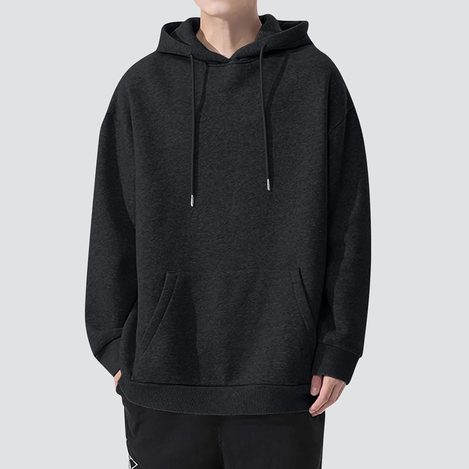 Mens Hoodie Lightweight Long Sleeve Sweatshirt Casual Pullover Tops Letter Print Hoodies Loose Fit Hoodie Sweatshirt