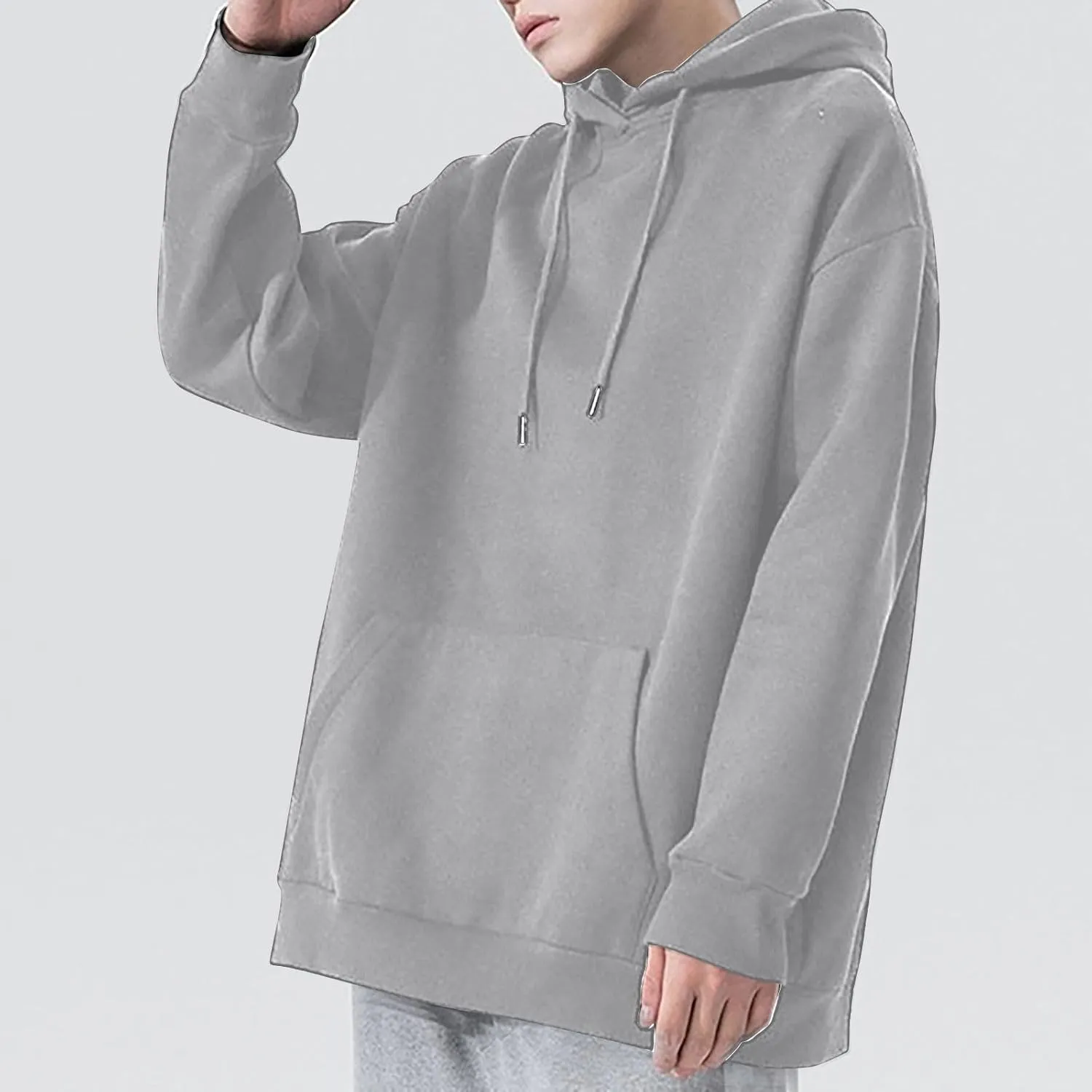 Mens Hoodie Lightweight Long Sleeve Sweatshirt Casual Pullover Tops Letter Print Hoodies Loose Fit Hoodie Sweatshirt