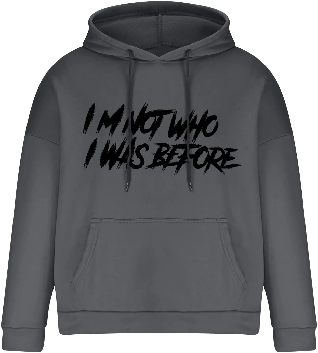 Mens Hoodie Lightweight Long Sleeve Sweatshirt Casual Pullover Tops Letter Print Hoodies Loose Fit Hoodie Sweatshirt