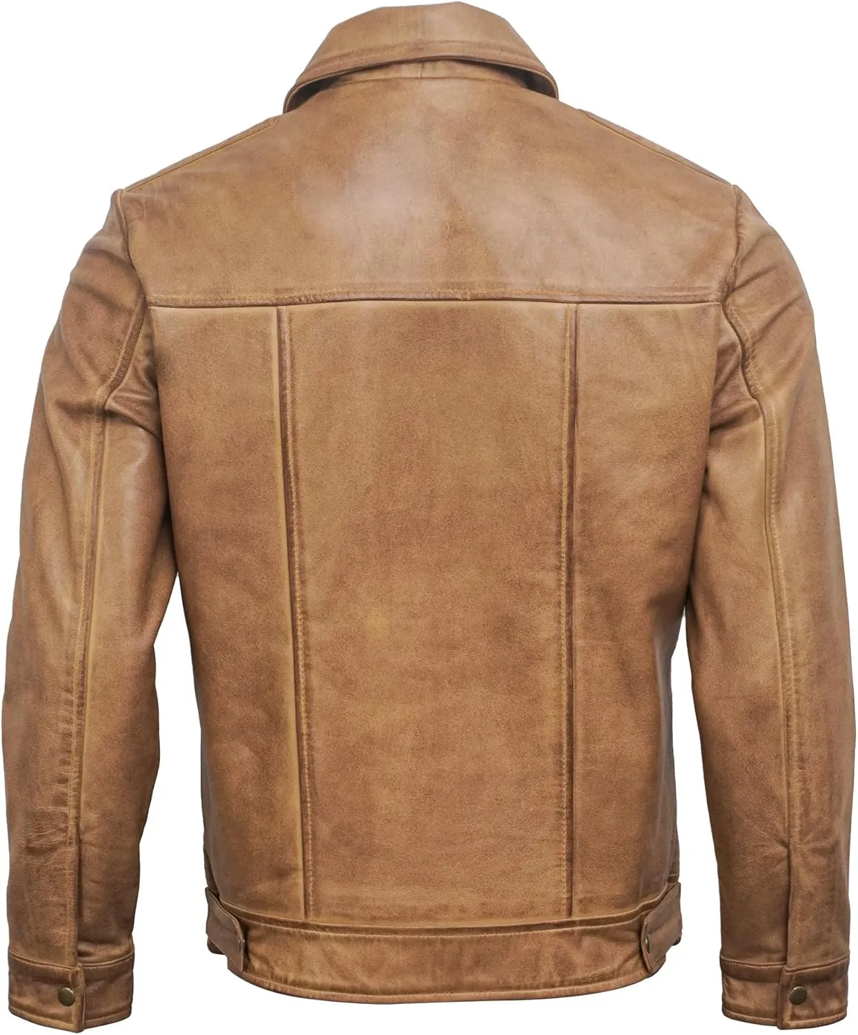 Mens Leather Jacket - Real Lambskin Motorcycle Leather Jackets For Men