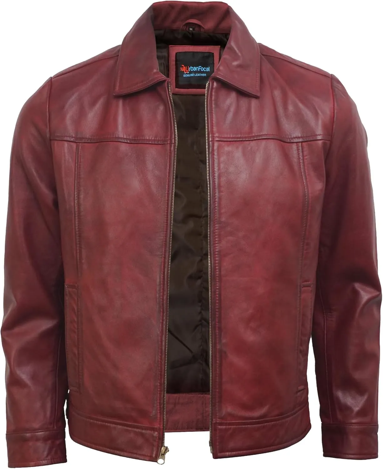 Mens Leather Jacket - Real Lambskin Motorcycle Leather Jackets For Men