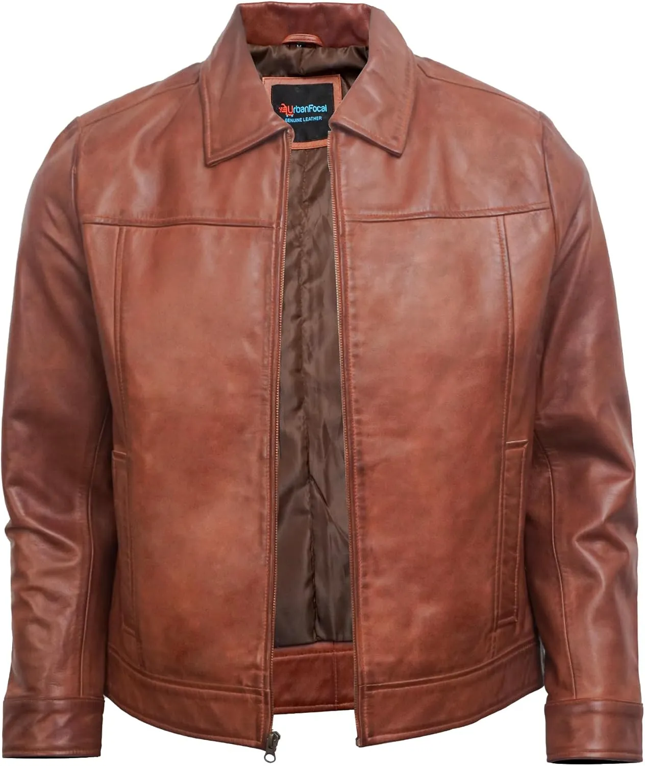 Mens Leather Jacket - Real Lambskin Motorcycle Leather Jackets For Men