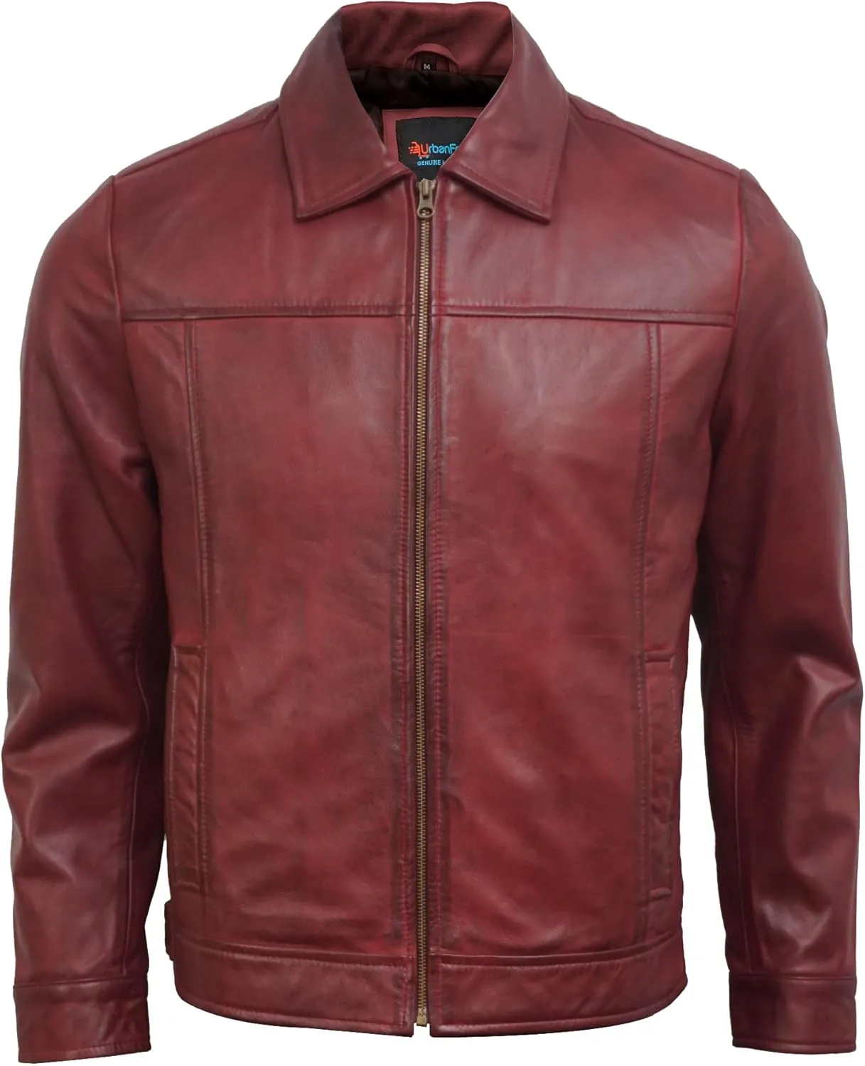 Mens Leather Jacket - Real Lambskin Motorcycle Leather Jackets For Men