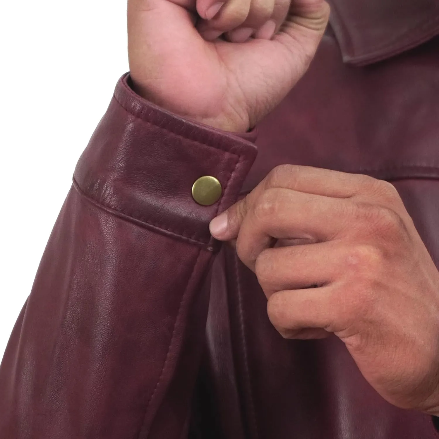 Mens Leather Jacket - Real Lambskin Motorcycle Leather Jackets For Men