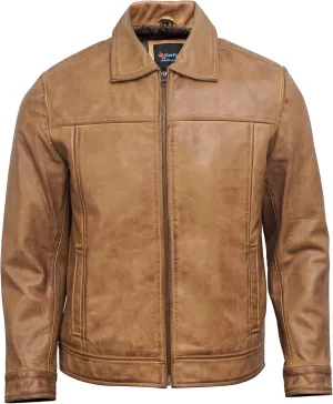 Mens Leather Jacket - Real Lambskin Motorcycle Leather Jackets For Men