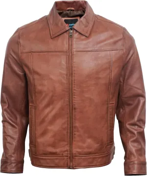 Mens Leather Jacket - Real Lambskin Motorcycle Leather Jackets For Men
