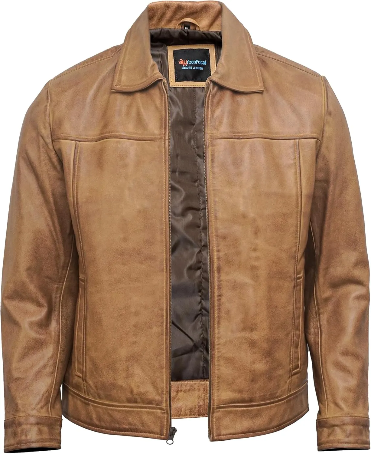 Mens Leather Jacket - Real Lambskin Motorcycle Leather Jackets For Men