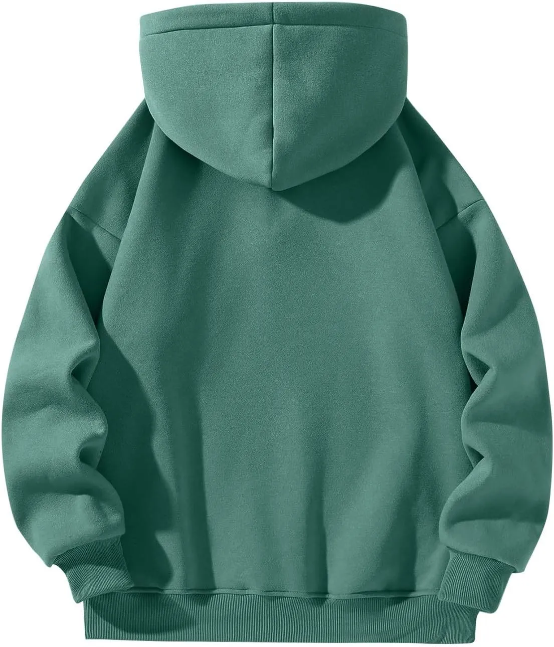 Mens Quarter Zip Pullover Comfy Loose Fit Long Sleeve Oversized Hoodie Trendy Casual Fleece Hooded Sweatshirt