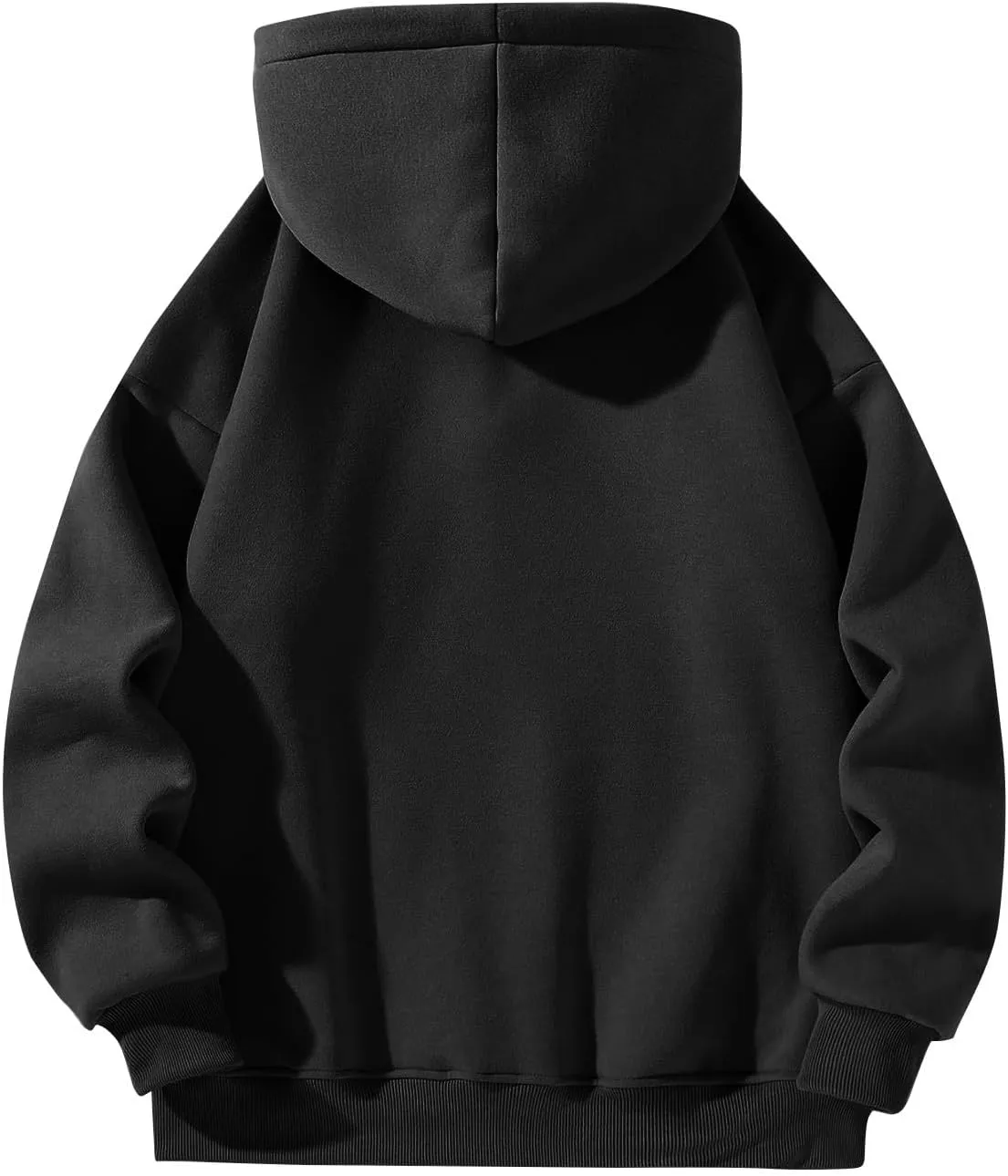 Mens Quarter Zip Pullover Comfy Loose Fit Long Sleeve Oversized Hoodie Trendy Casual Fleece Hooded Sweatshirt