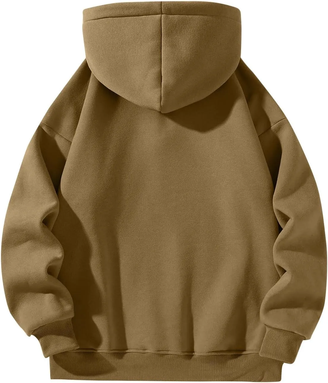 Mens Quarter Zip Pullover Comfy Loose Fit Long Sleeve Oversized Hoodie Trendy Casual Fleece Hooded Sweatshirt