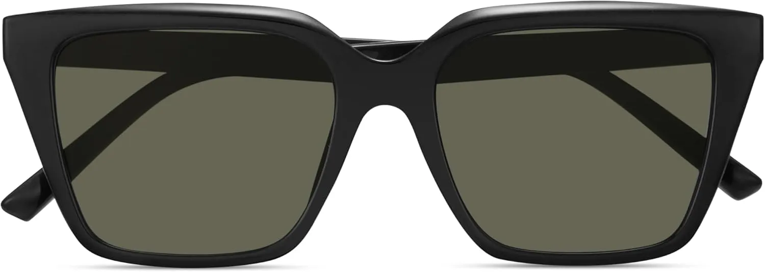 miyya Cat Eye Sunglasses for Women, Trendy Polarized Sunglasses Women, Retro Sun Glasses 2025, UV Protection Shades