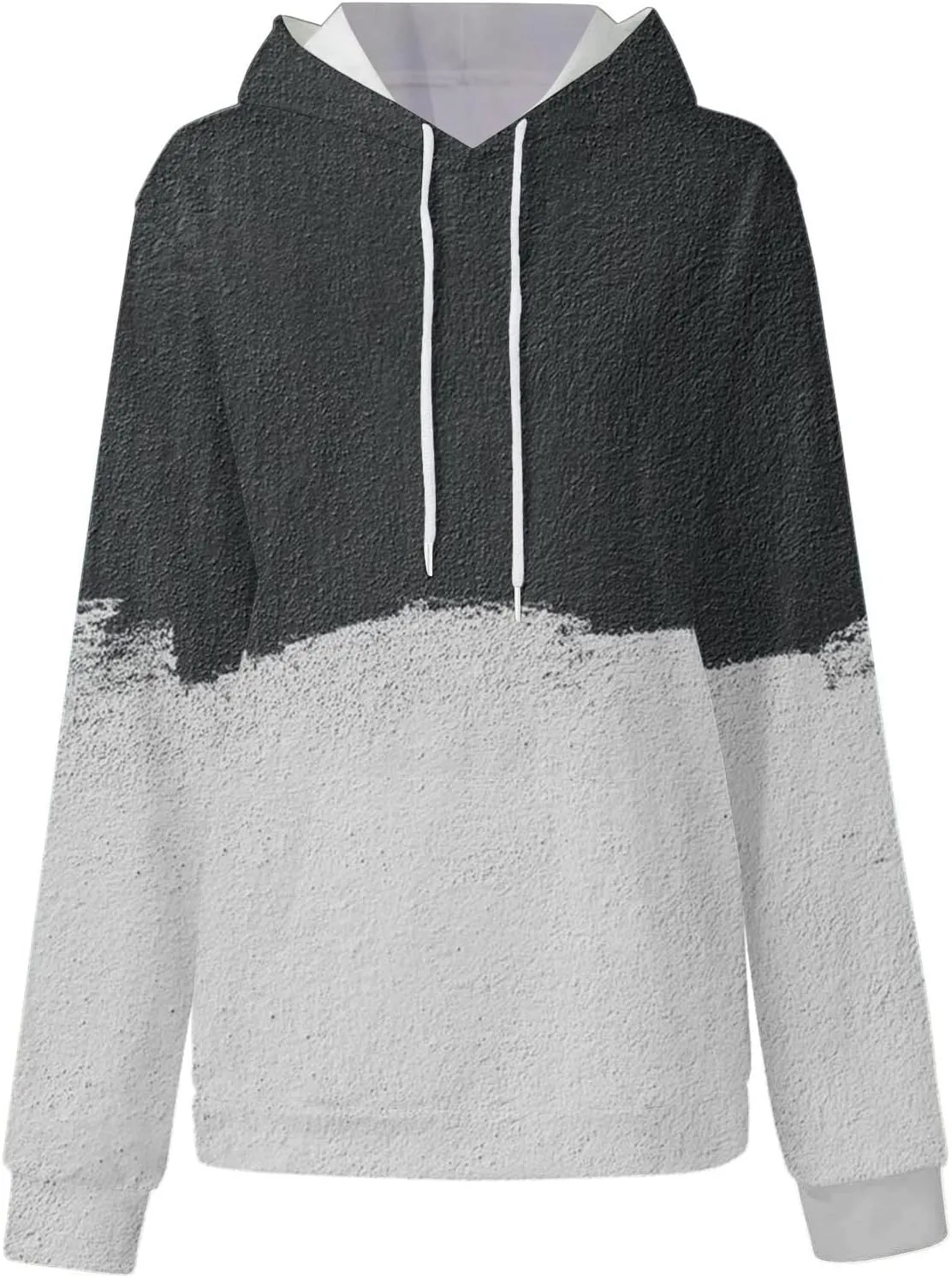 Oversized Hoodies for Women Drawstring Plus Size Graphic Hoodie Loose Fit Drop Shoulder Hooded Sweatshirts w/Pockets