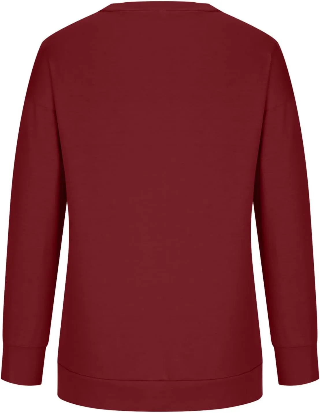 Oversized Sweatshirt for Women Letter Print Graphic Hoodies Solid Basic Tshirts Blouse 2023 Fall Pullover Tops
