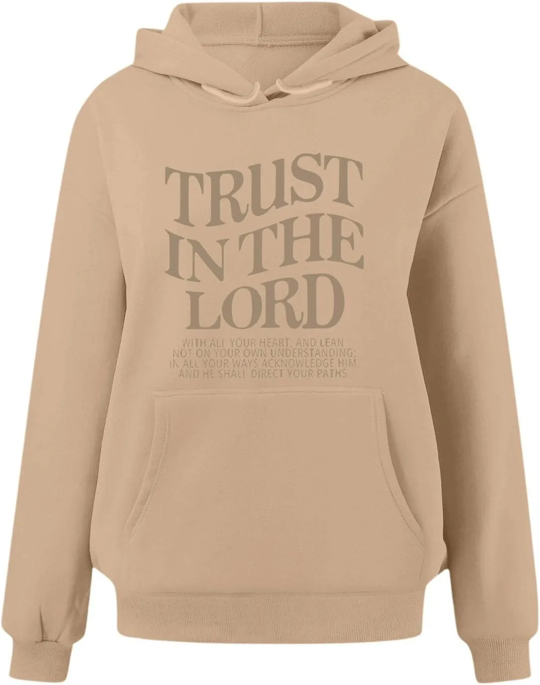 Oversized Sweatshirts for Women Long Sleeve Letter Print Hoodie Loose Fit Graphic Hoodies Drawstring Pullover Tops