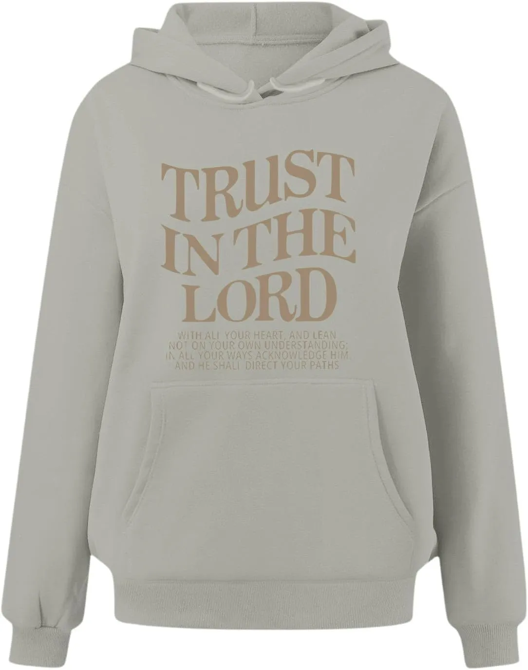 Oversized Sweatshirts for Women Long Sleeve Letter Print Hoodie Loose Fit Graphic Hoodies Drawstring Pullover Tops