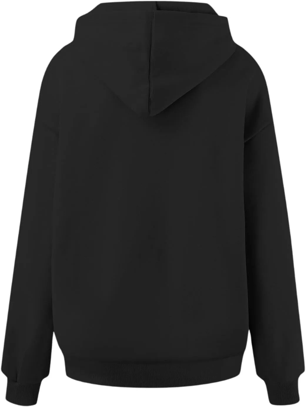 Oversized Sweatshirts for Women Long Sleeve Letter Print Hoodie Loose Fit Graphic Hoodies Drawstring Pullover Tops