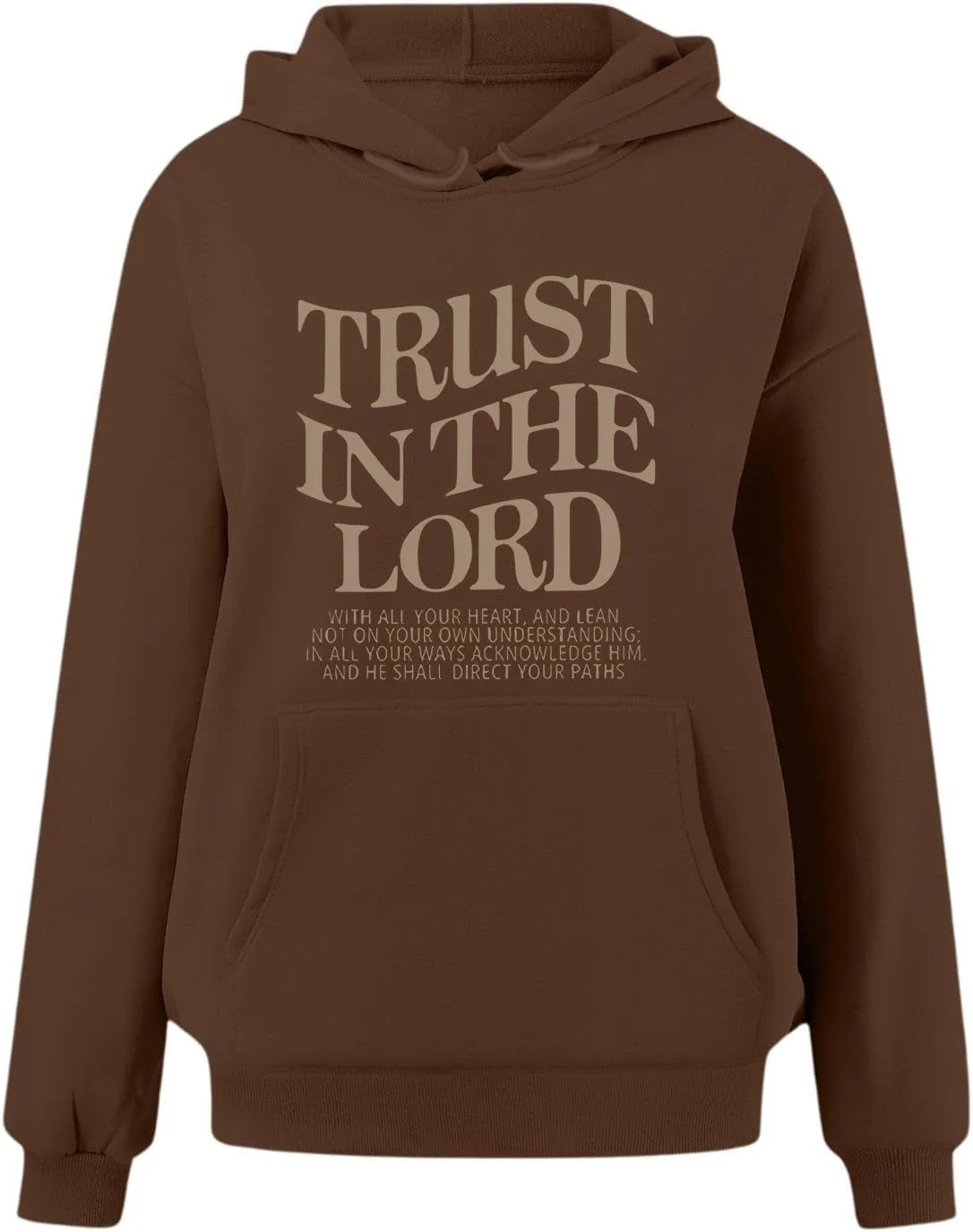 Oversized Sweatshirts for Women Long Sleeve Letter Print Hoodie Loose Fit Graphic Hoodies Drawstring Pullover Tops