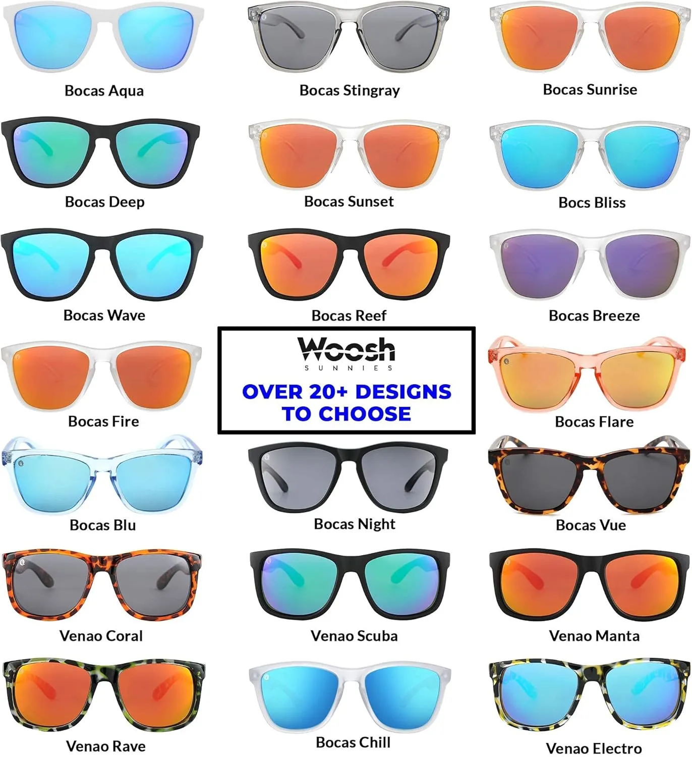 Polarized Lightweight Sunglasses for Men and Women -Unisex Sunnies for Fishing Beach Running Sports and Outdoors