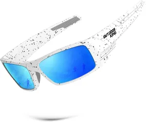 Polarized Sport Sunglasses-for-Men Sun-Glasses: Mens Wrap Sunglasses for Fishing Cycling Running UV400 Protection