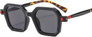 Polygon Punk Sunglasses Outdoors Gradient Retro Casual