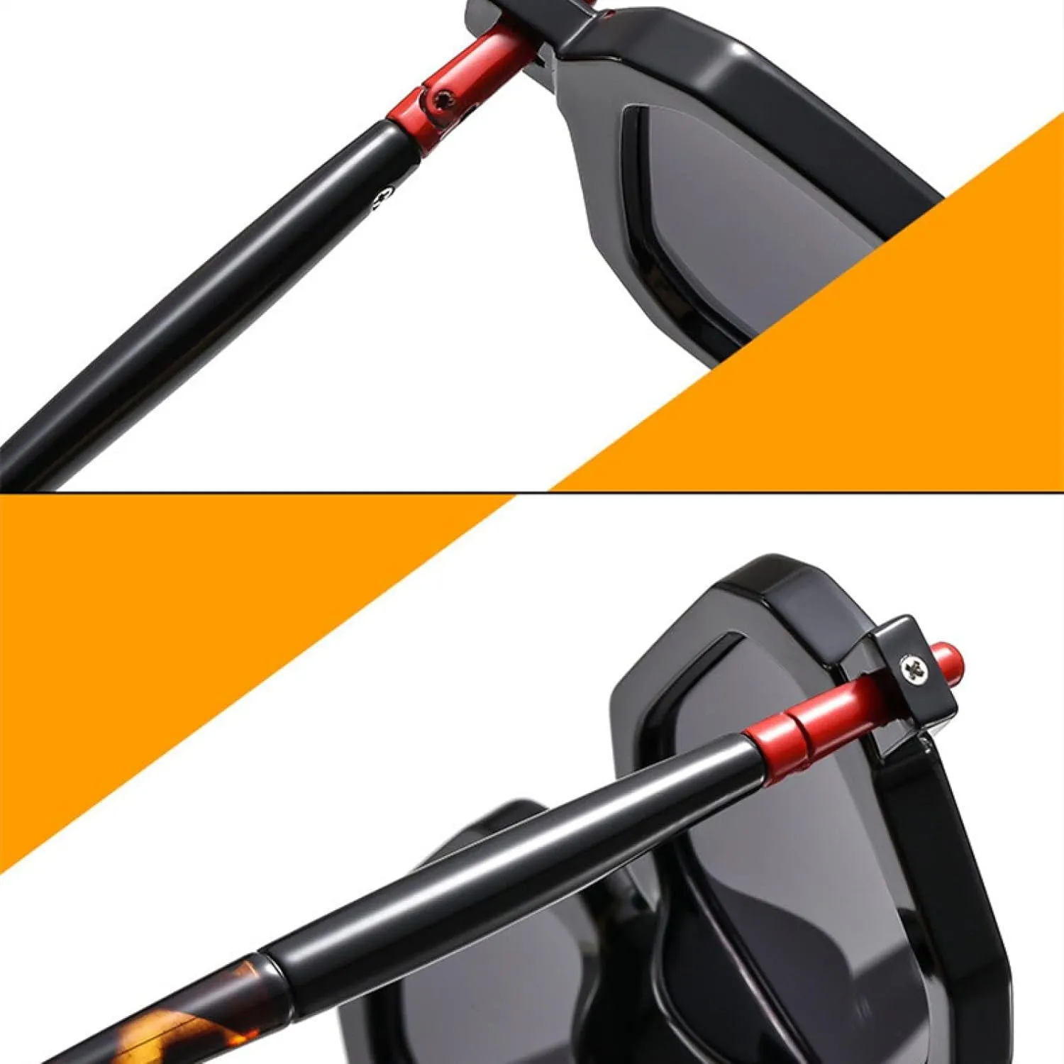 Polygon Punk Sunglasses Outdoors Gradient Retro Casual