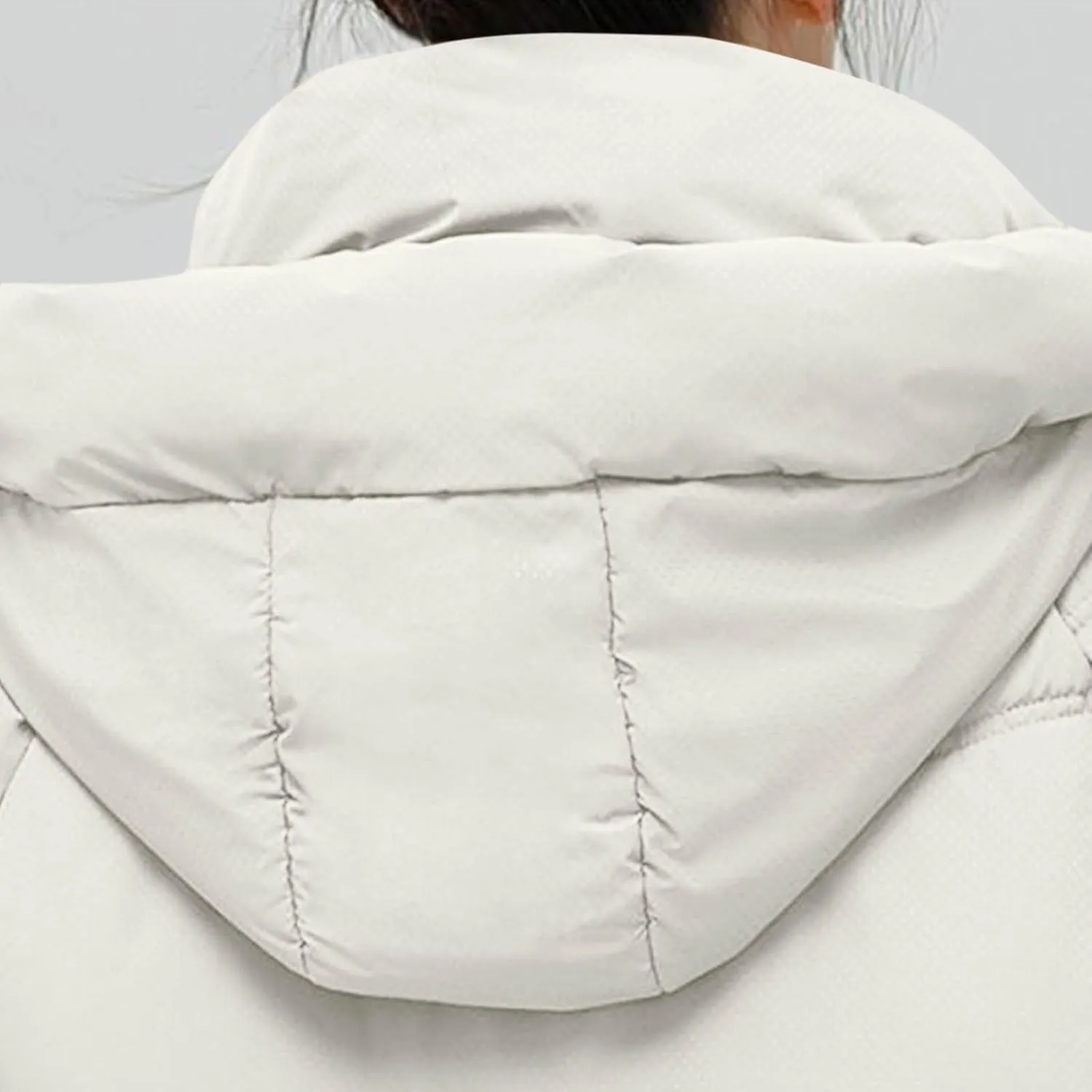 Quilted Jackets for Women Thicken Thermal Puffer Jackets Winter Soild Hooded down Coats Cute Girl Warm Outerwear