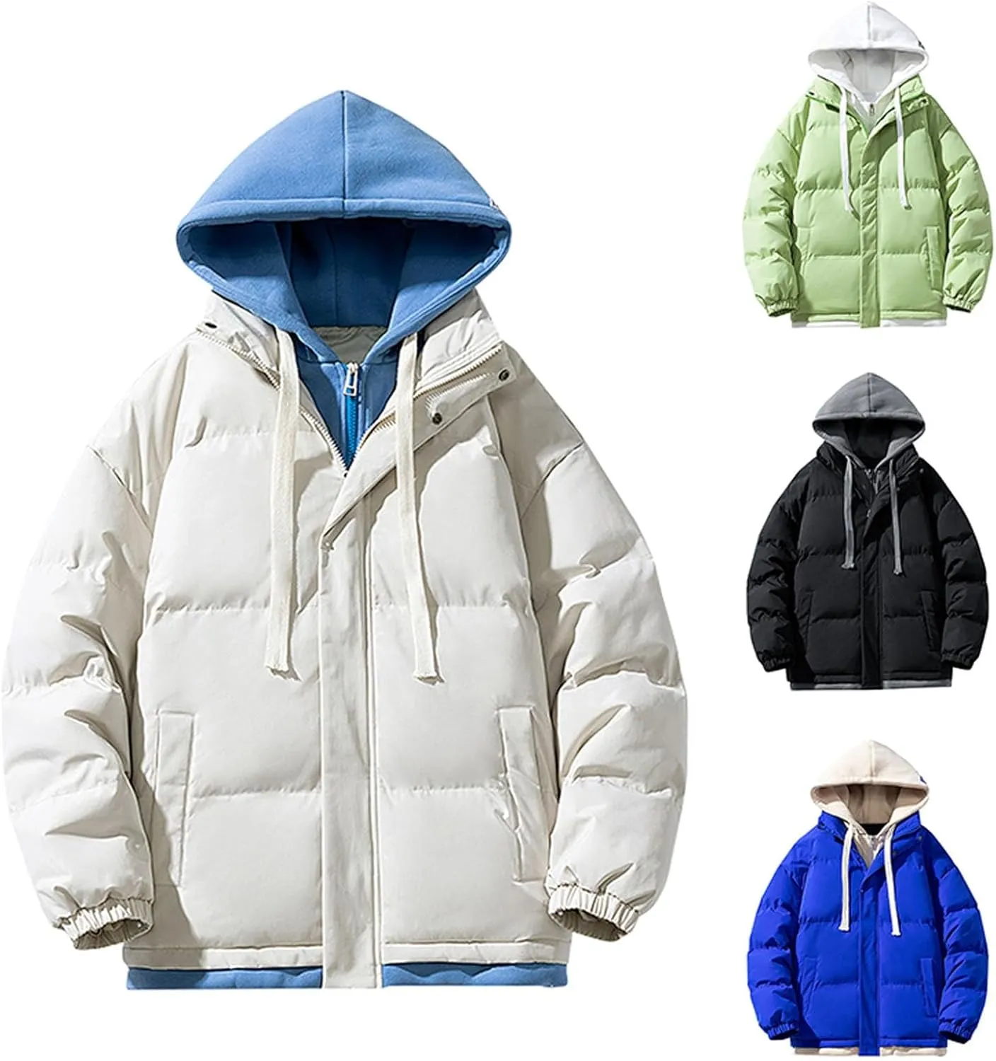 Quilted Puffer Jackets For Women Lightweight Dolman Sleeve Down Coats Y2K Hoodies Lightweight Jackets