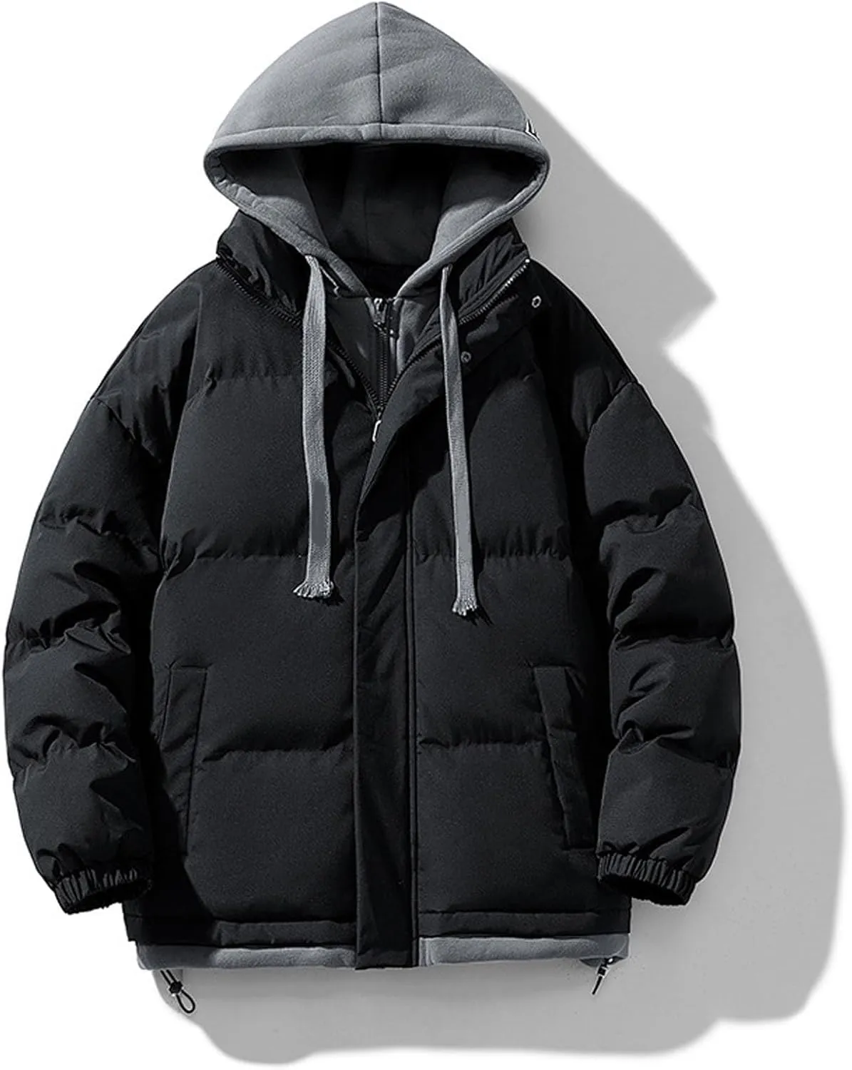Quilted Puffer Jackets For Women Lightweight Dolman Sleeve Down Coats Y2K Hoodies Lightweight Jackets