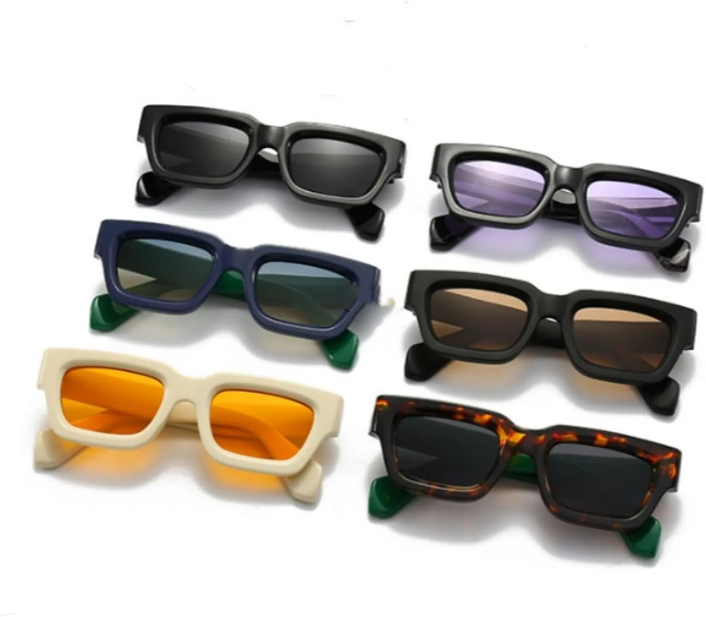 Retro Luxury Small Sunglasses Women Fashion Vintage Men Gradient Uv400