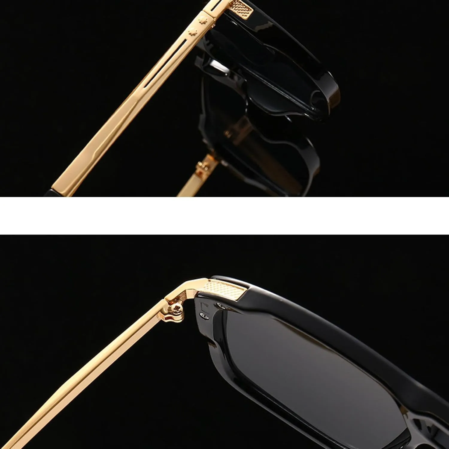 Retro Men Gradient Color Sunglasses Outdoors Mirror Uv400