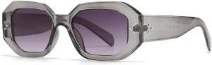Retro Men Women Oval Rivet Fashion Gradient Color Outdoors