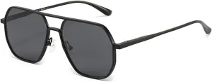 Retro Polarized Driving Cycling Man Sunglasses (Color : B, Size : 1)